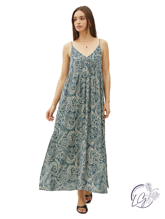 Paisley Breeze Babydoll Dress