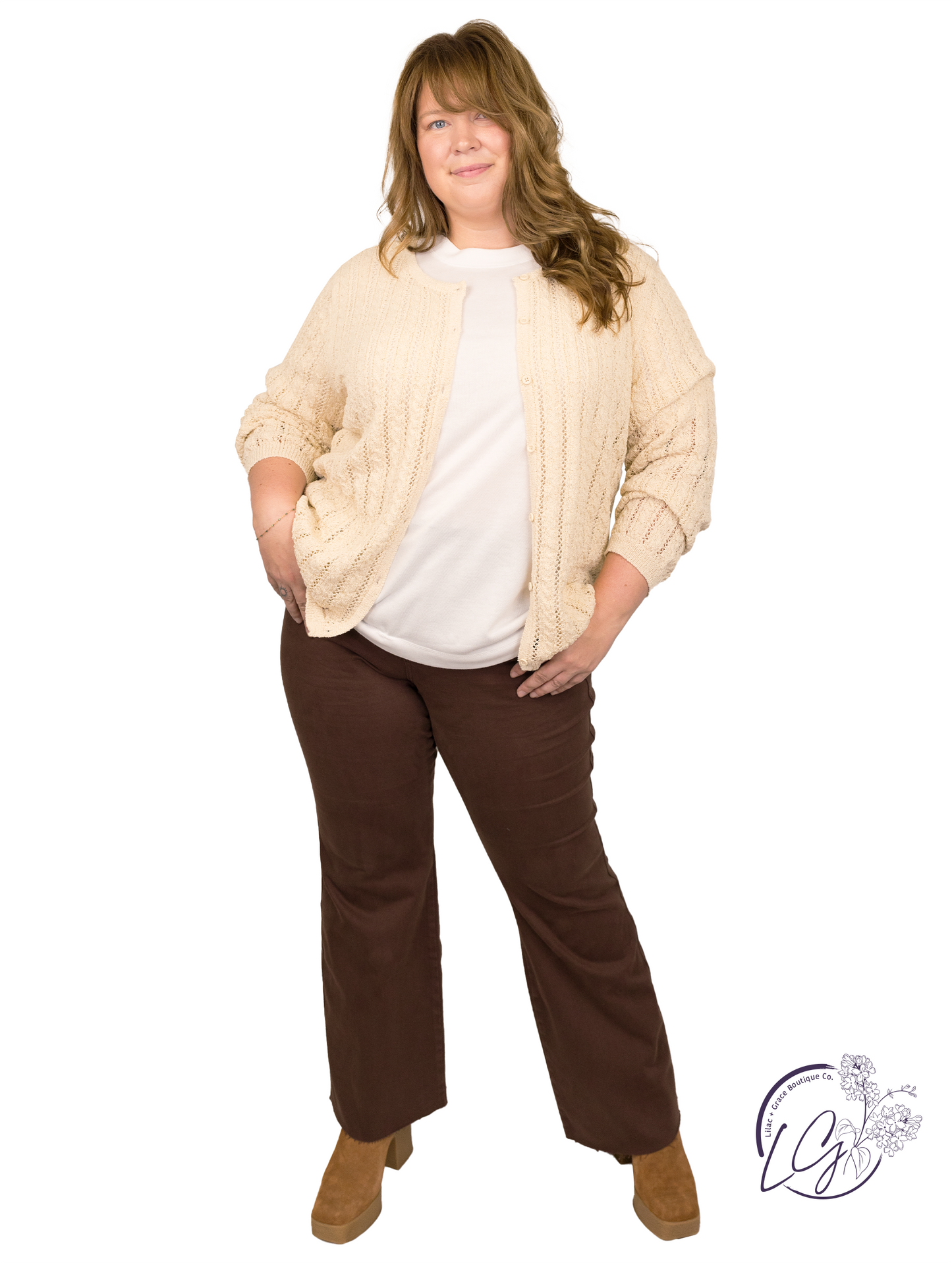 Curvy Dorothy Espresso Wide Leg Jeans By Judy Blue