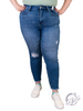 Curvy Octavia Embroidery Boyfriend By Judy Blue