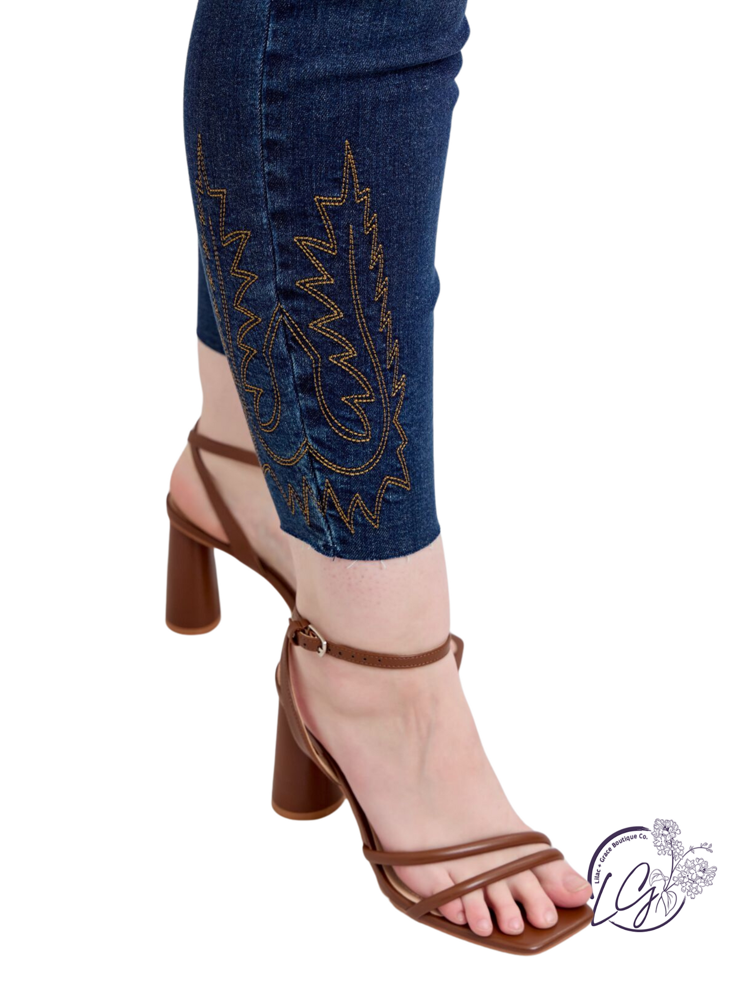 Curvy Michaela High Waist Skinny Distressed by Judy Blue