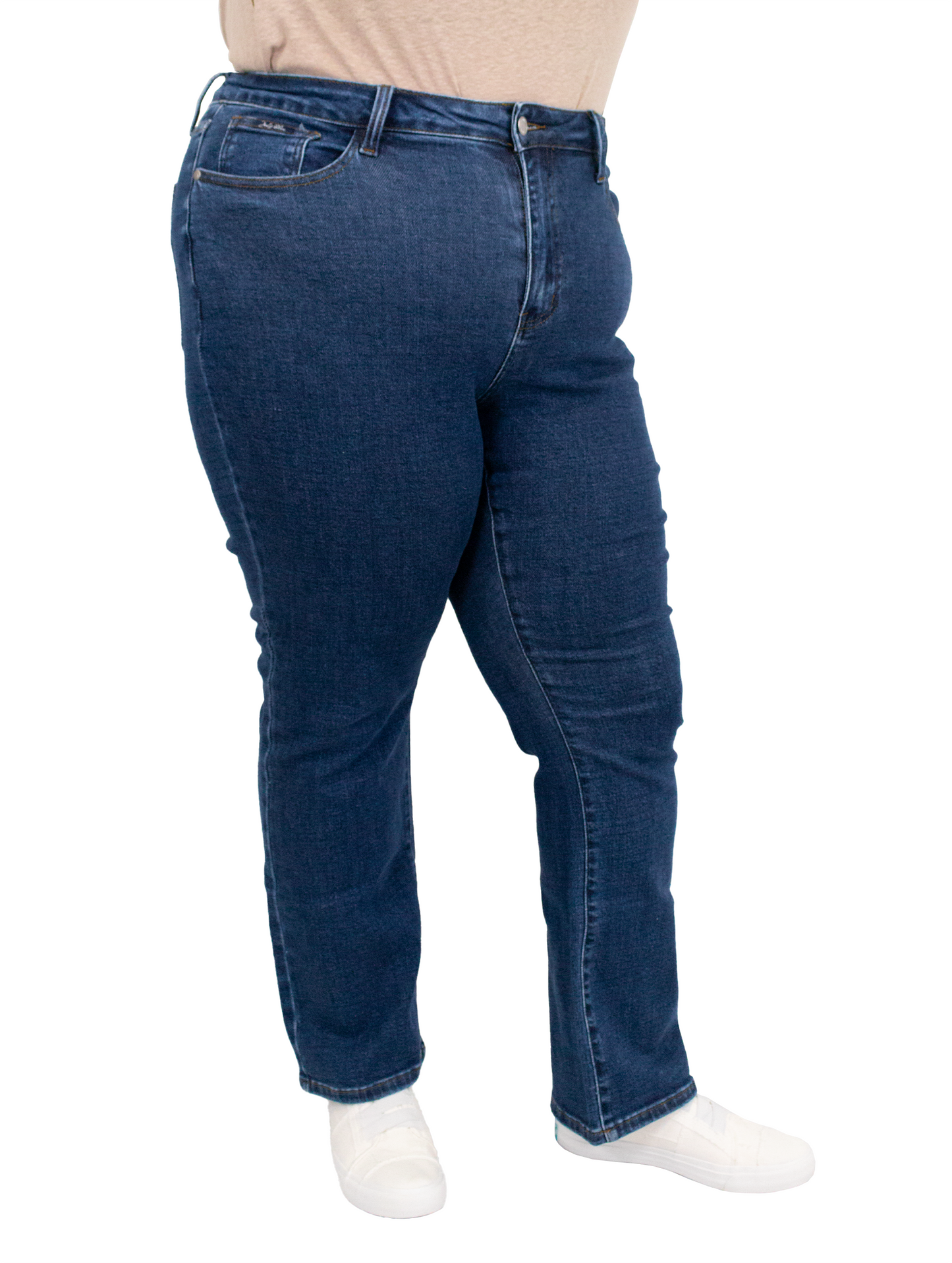 Curvy Ada High-Rise Vintage 90's Straight by Judy Blue