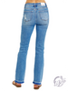 Daisey Mid Rise Distressed Bootcut by Judy Blue