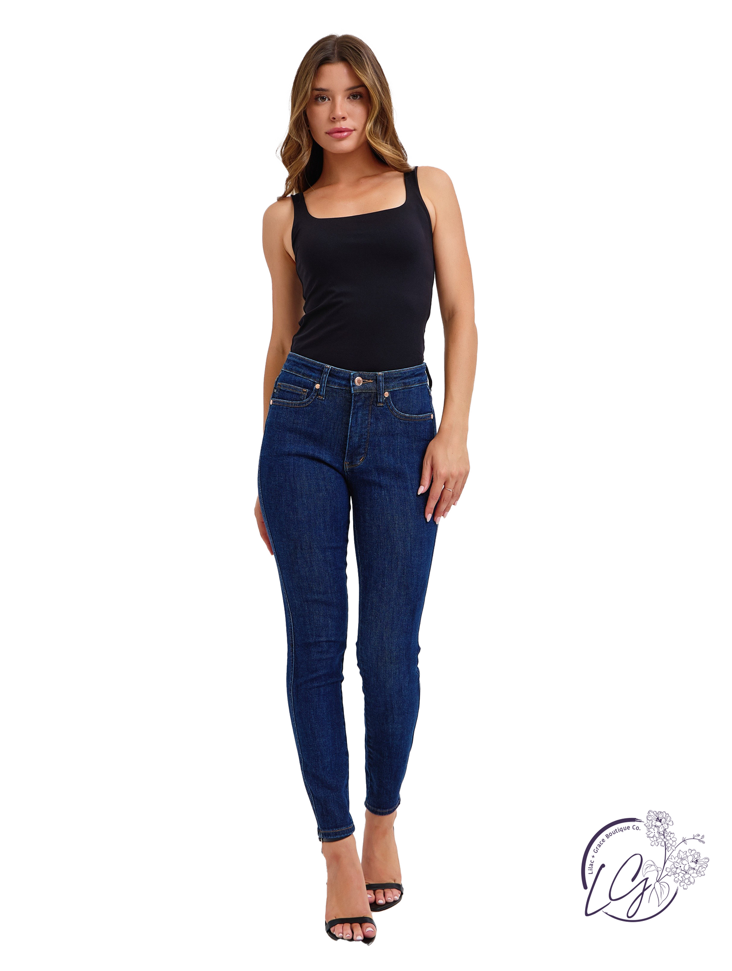 Serena Mid-Rise Tummy Control Classic by Judy Blue