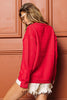 Sequin Star Tinsel Tree Sweater