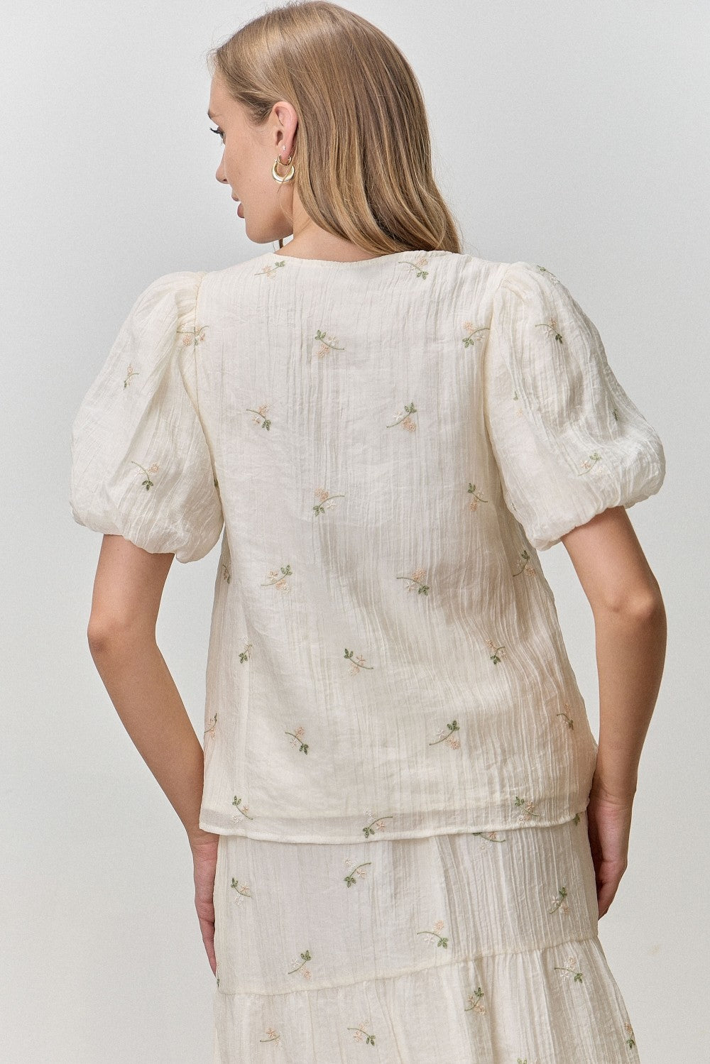 Pretty Moment Button Blouse