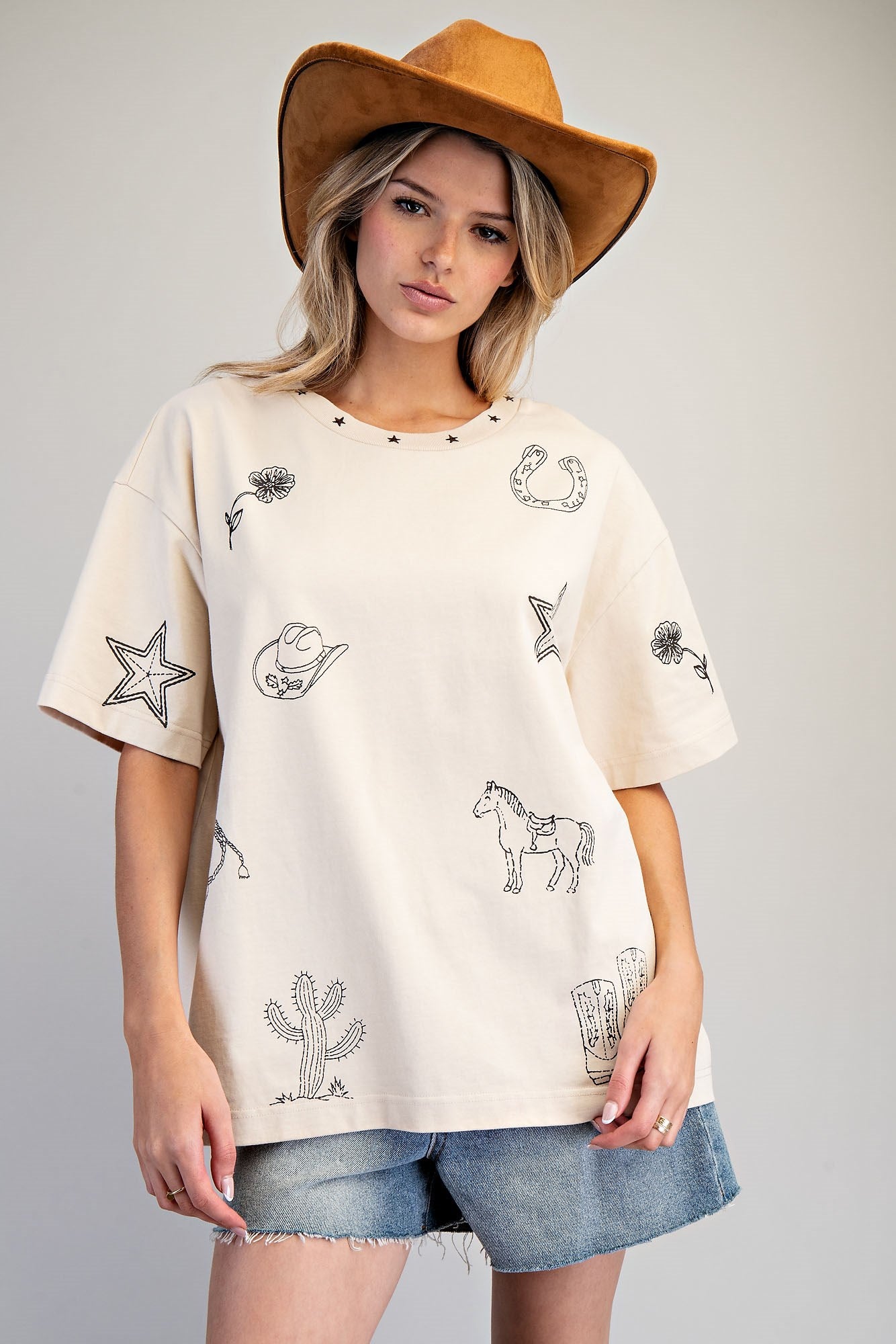 Yeehaw Boxy Tee