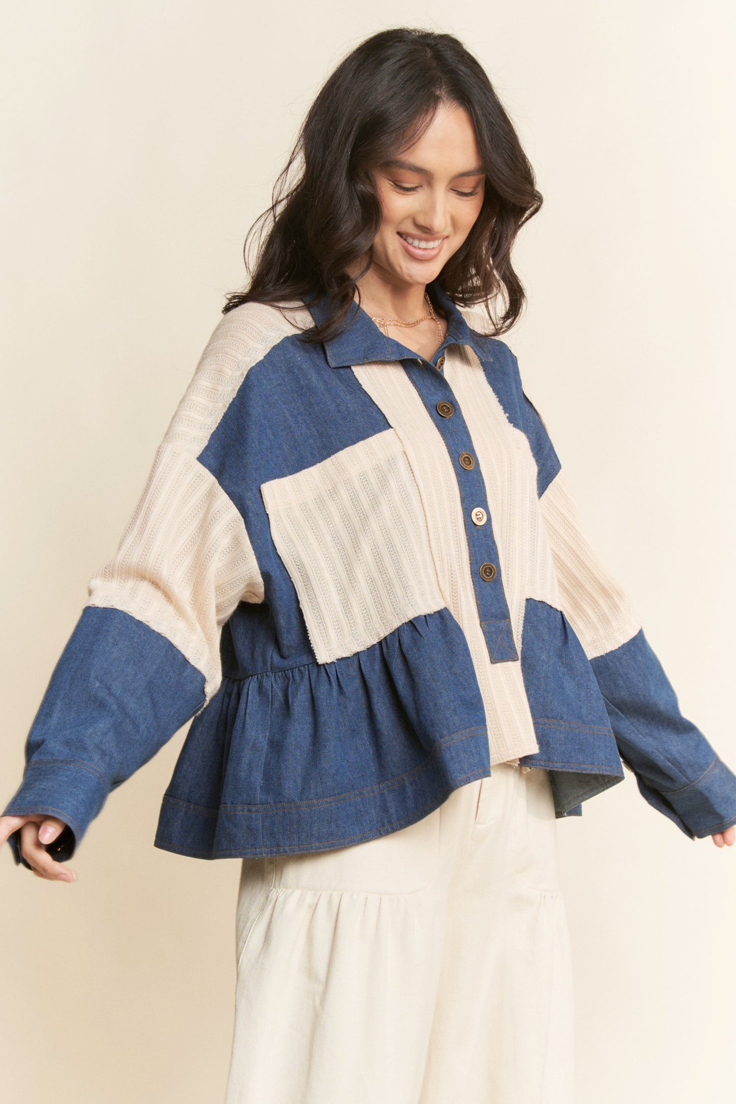 Morning Mist Woven Top