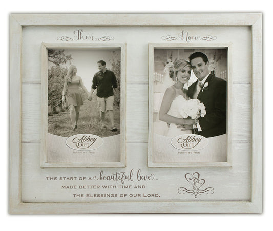 50th Anniversary Then & Now photo frame