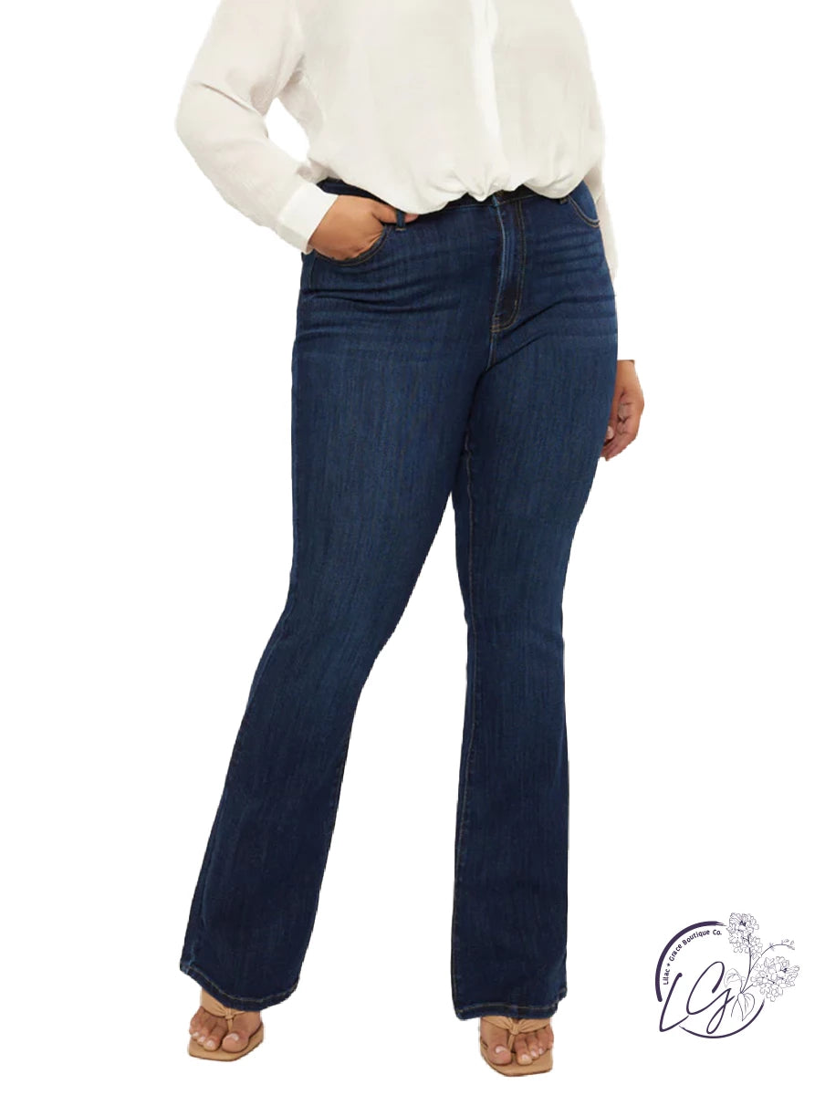 Curvy Lorelai High Rise Bootcut By Kancan