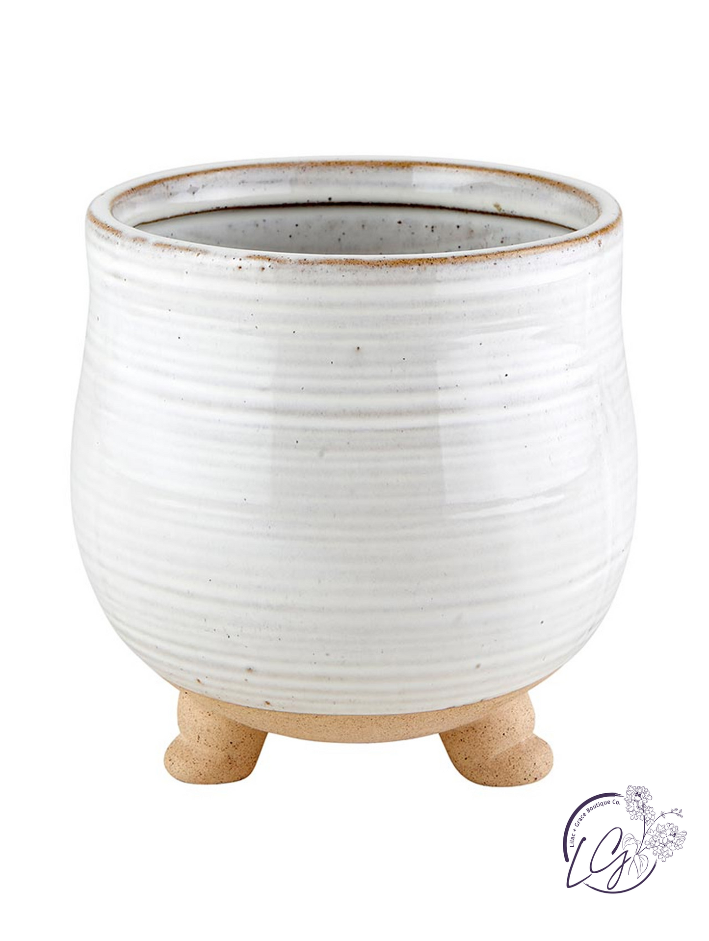 Round Pot with Legs