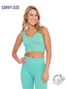 Curvy Ribbed Seamless Cropped Tank Top