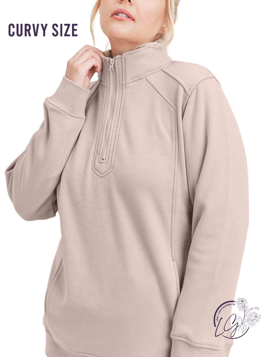 Curvy Active Venture Pullover