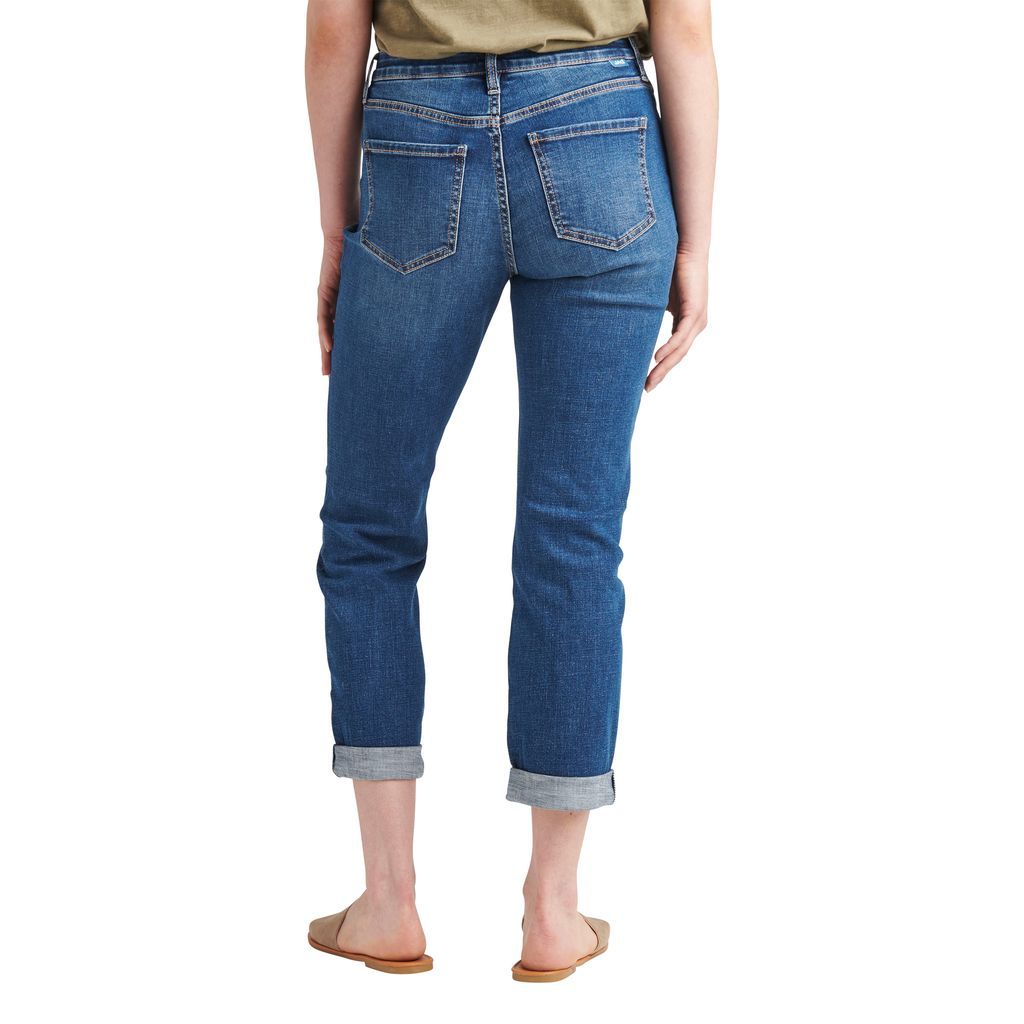 Birdie Mid Rise Girlfriend by Silver Jeans