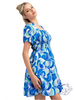 Curvy Retro Delight Puff Sleeve Dress