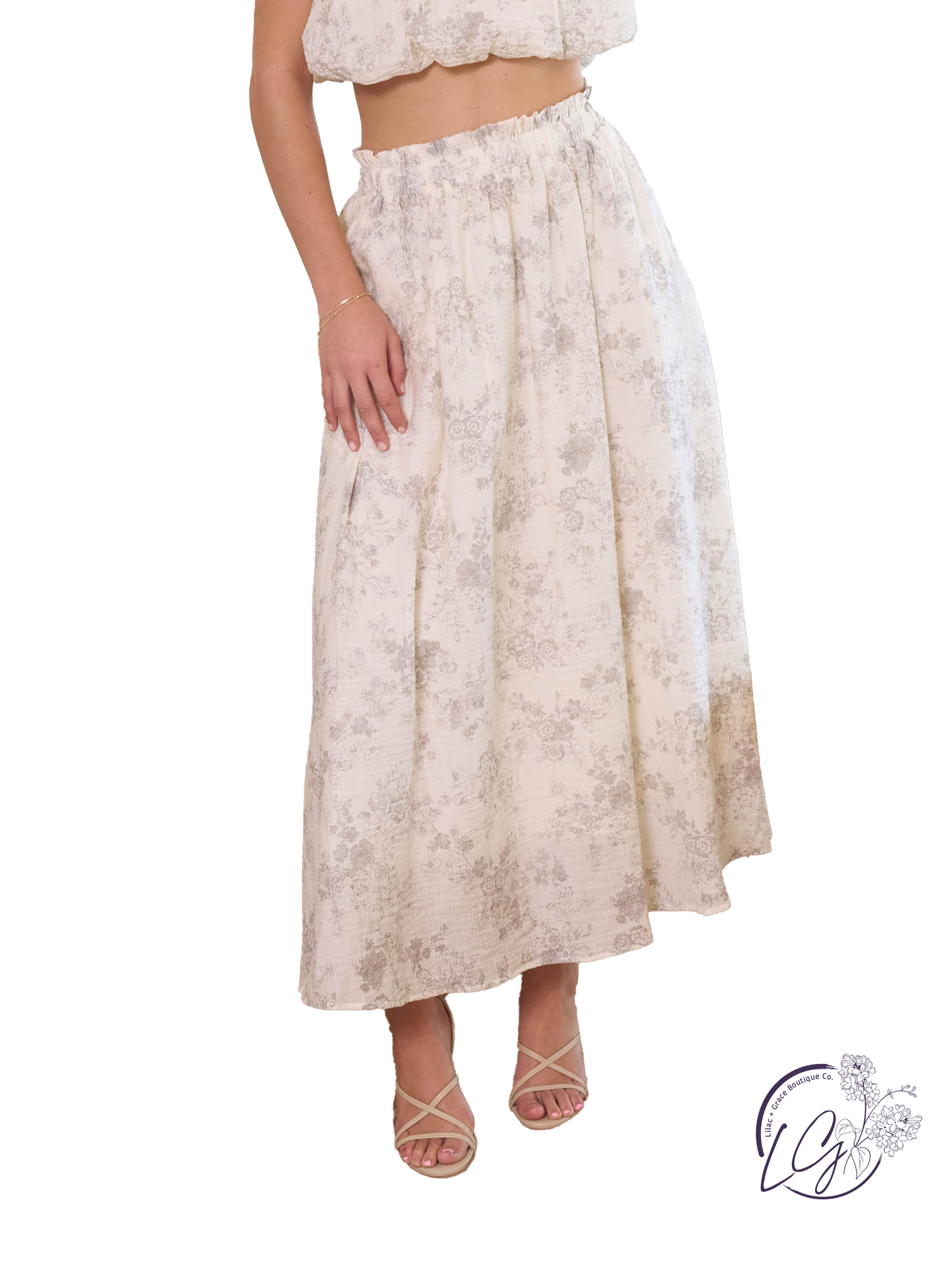 Sunpetal Swing Floral Skirt