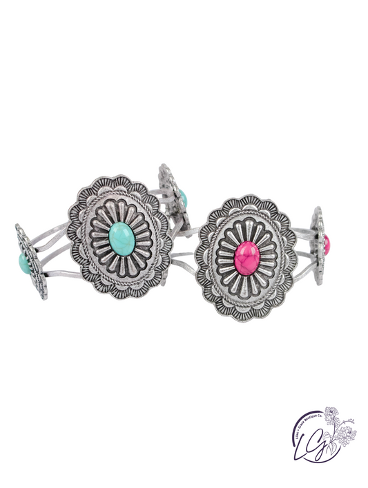 Saddle Ridge Concho Cuff