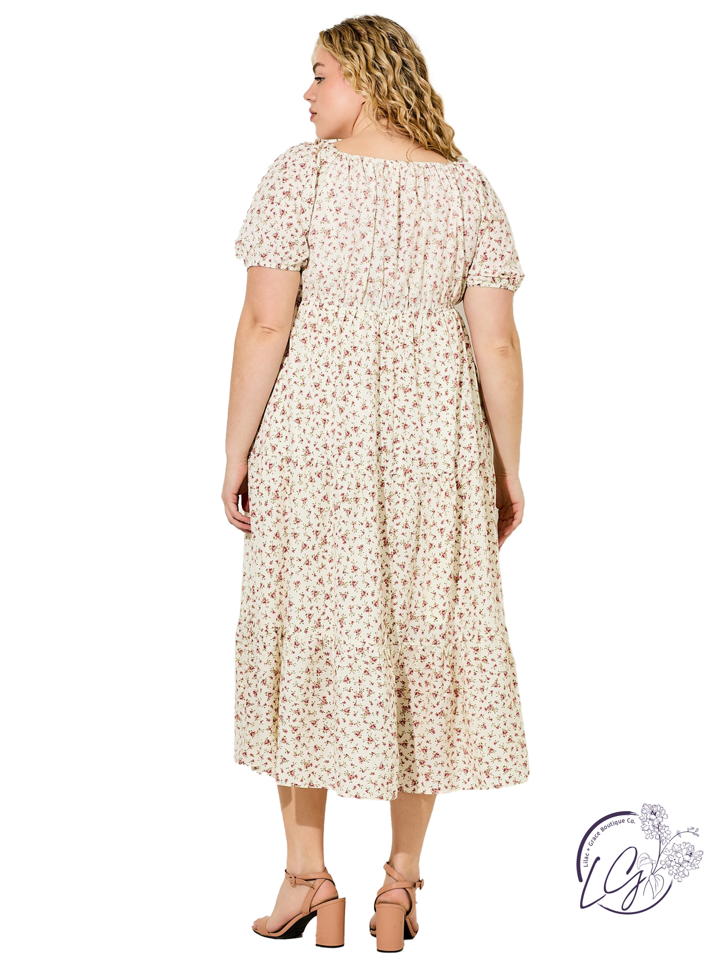 Curvy Honeyshade In Bloom Maxi Dress