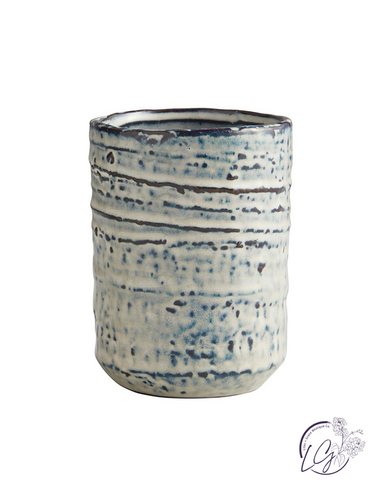 Vintage Blue Pot