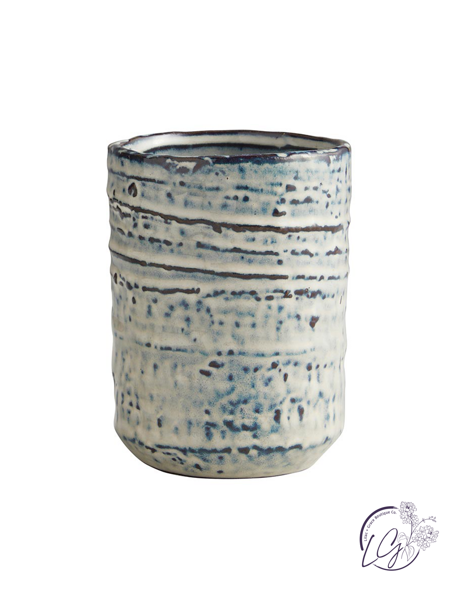 Vintage Blue Pot