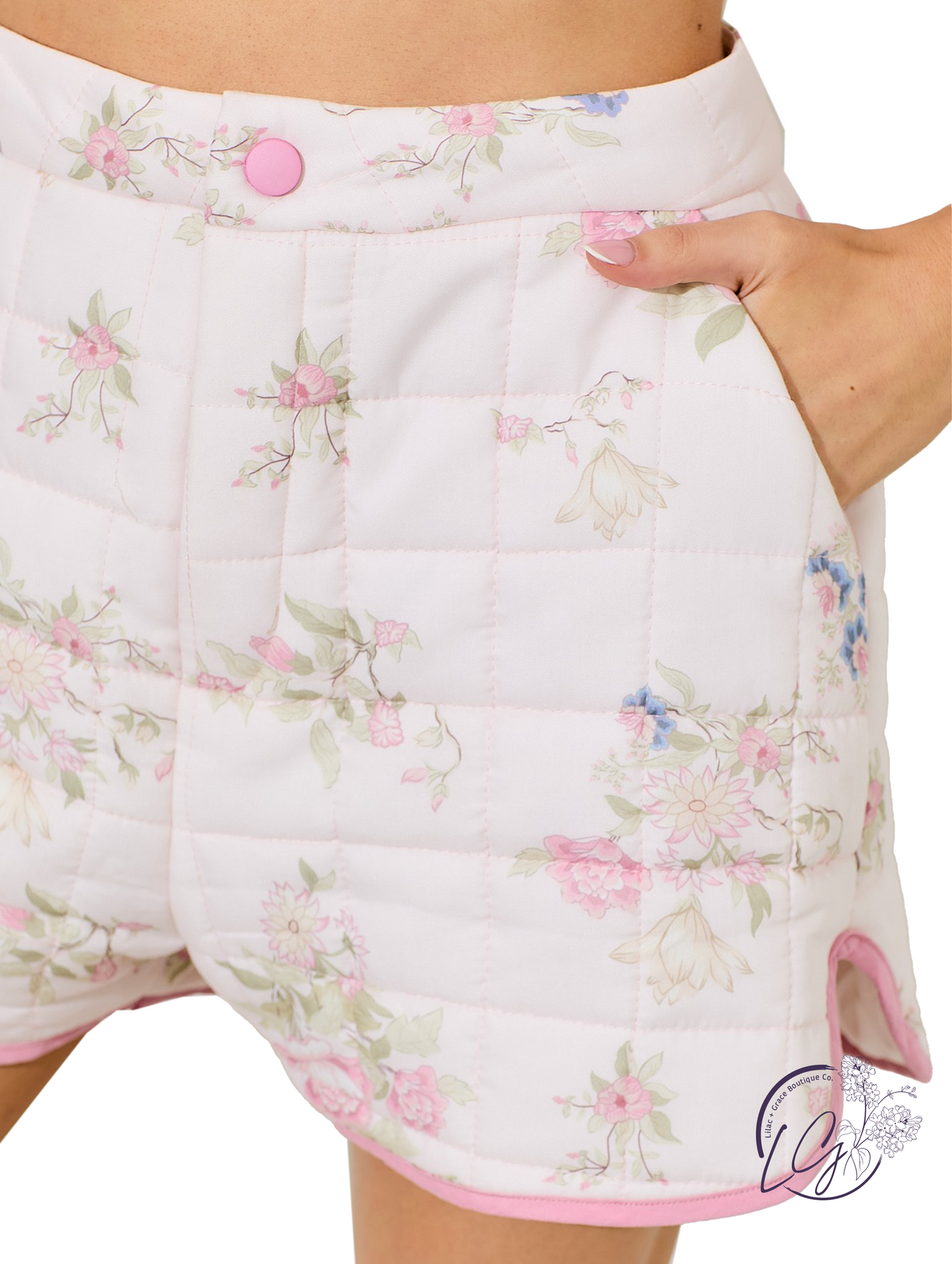 Gardenpatch Quilted Shorts