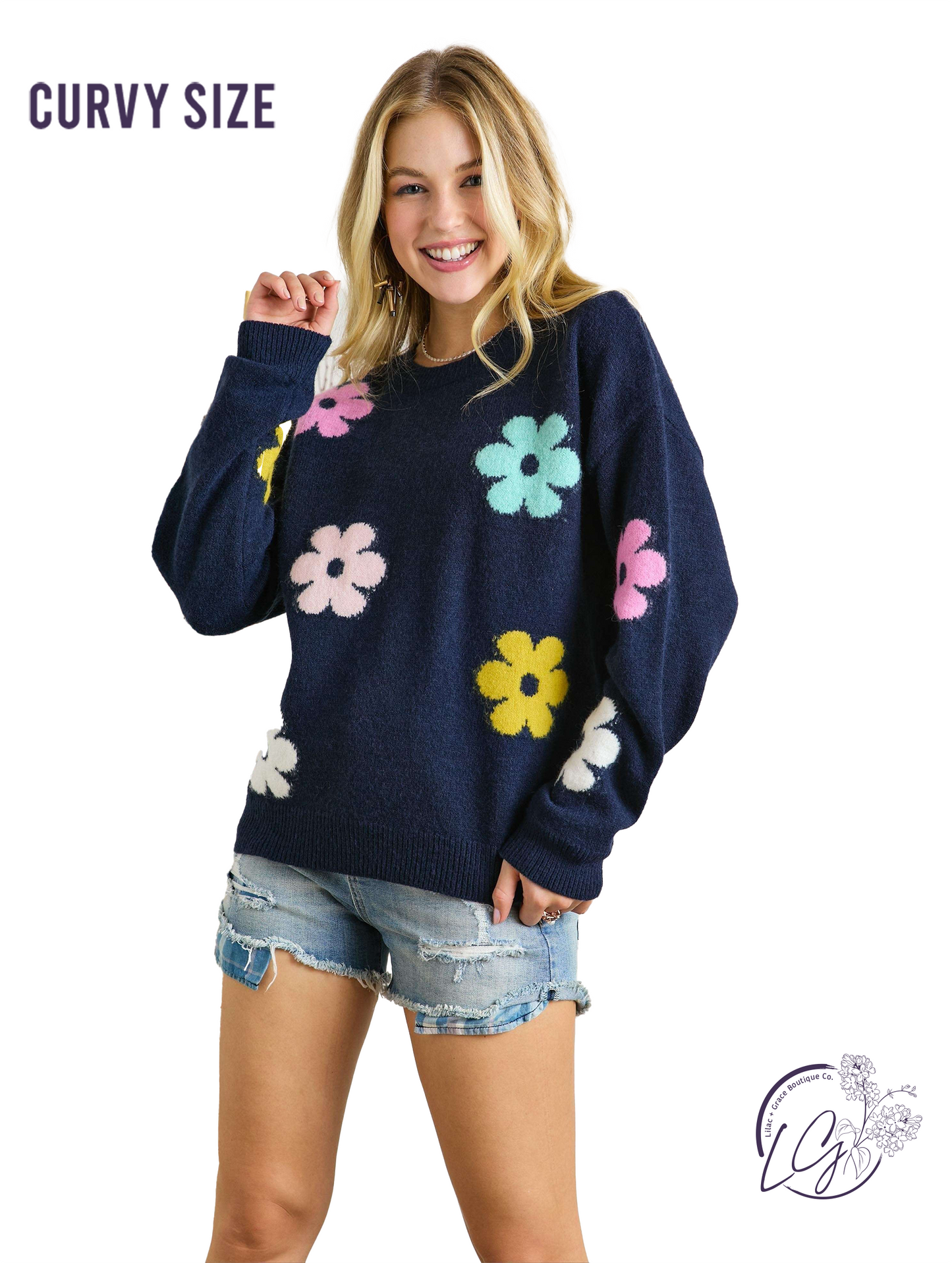 Curvy Scents Of Love Sweater