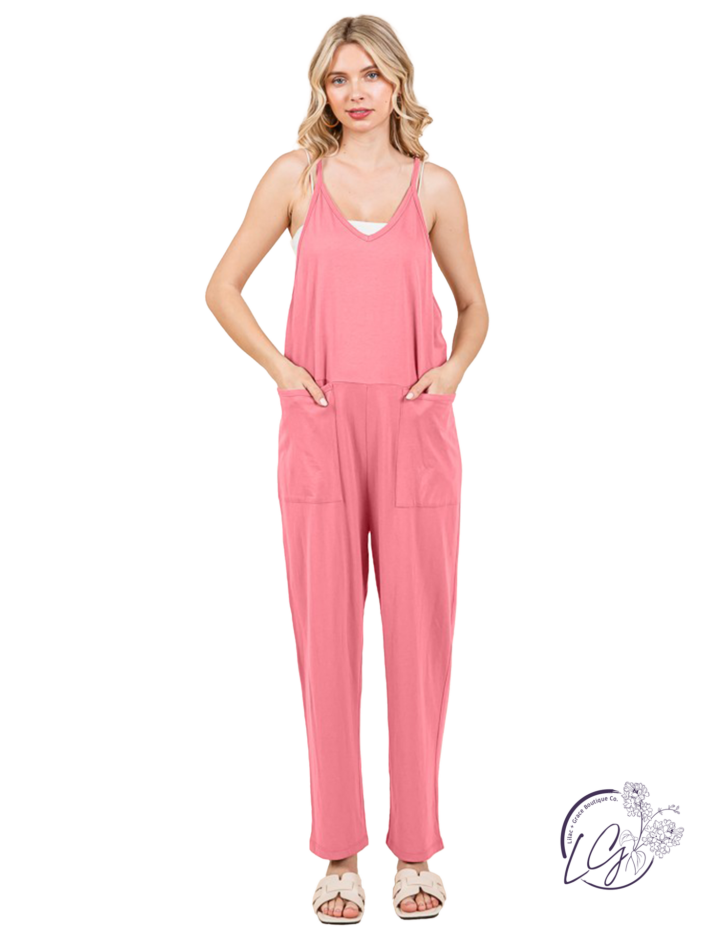 Curvy Catch Me! Slip Jumpsuit