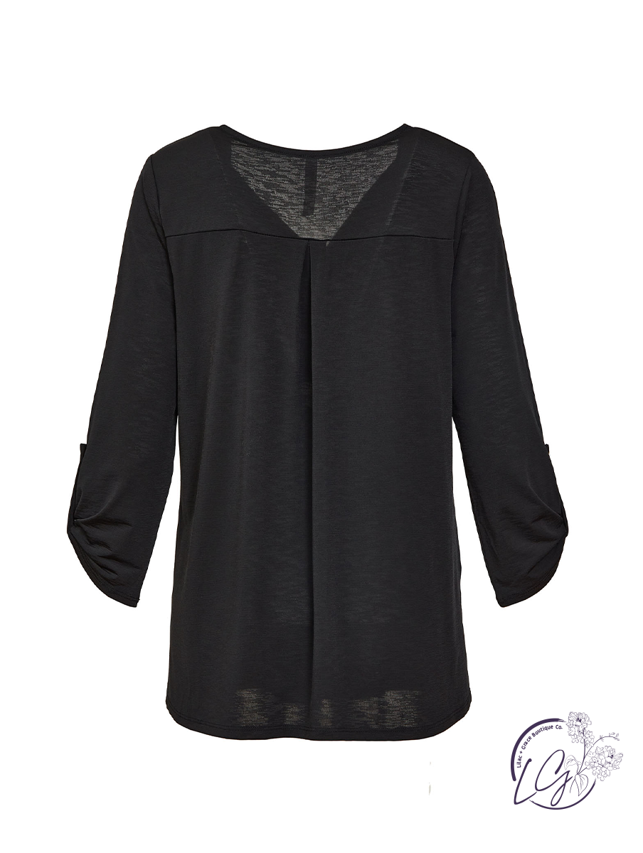 Black Classic Top by Dear Scarlett