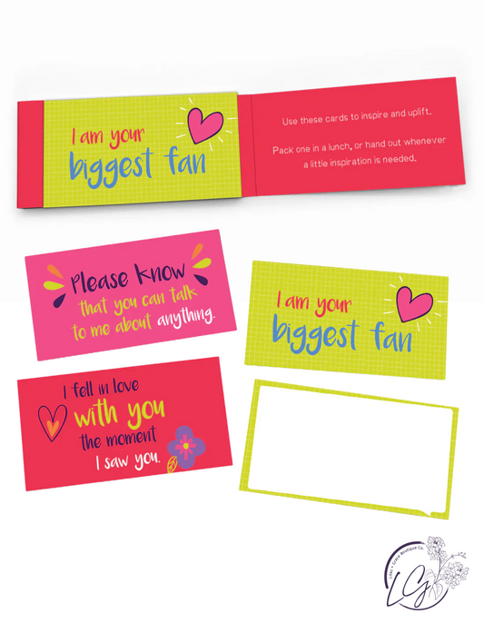 A Love Letter to My Daughter Lunch Notes