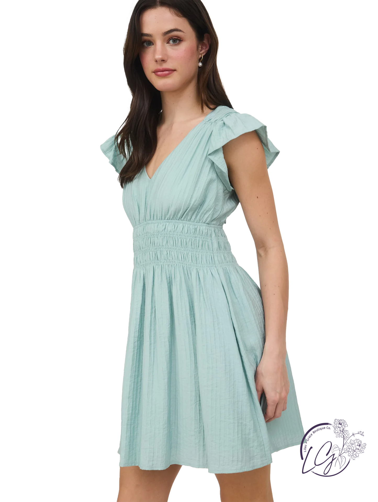 Light Stirred Mini Dress