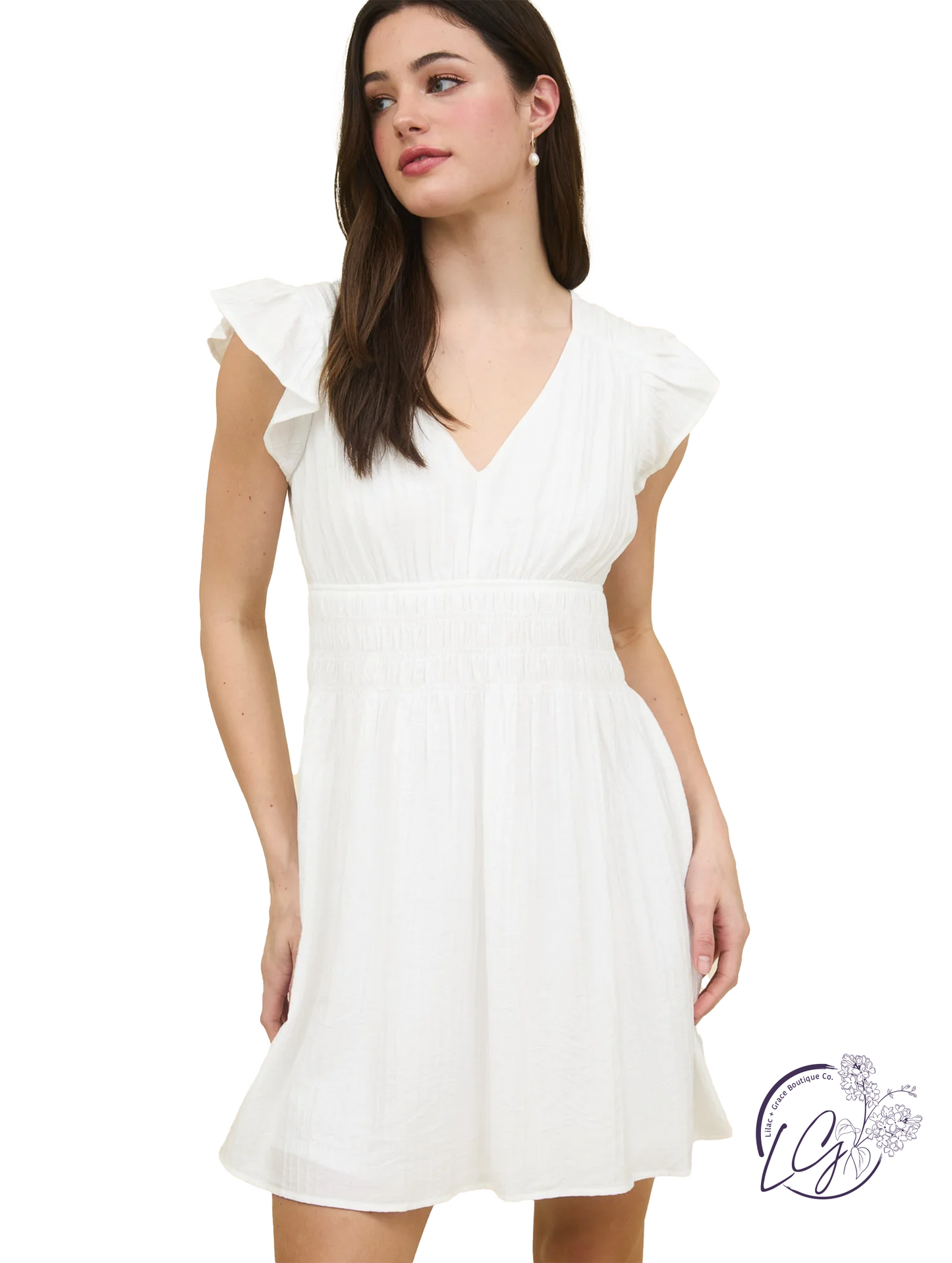 Light Stirred Mini Dress