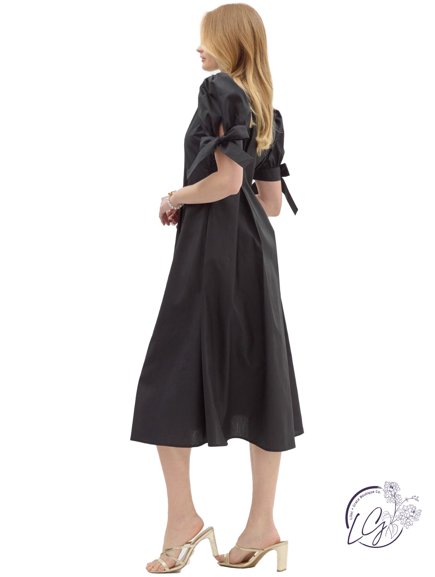 Pulled By Peace Midi Dress