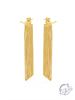 Back Accented Long Earrings