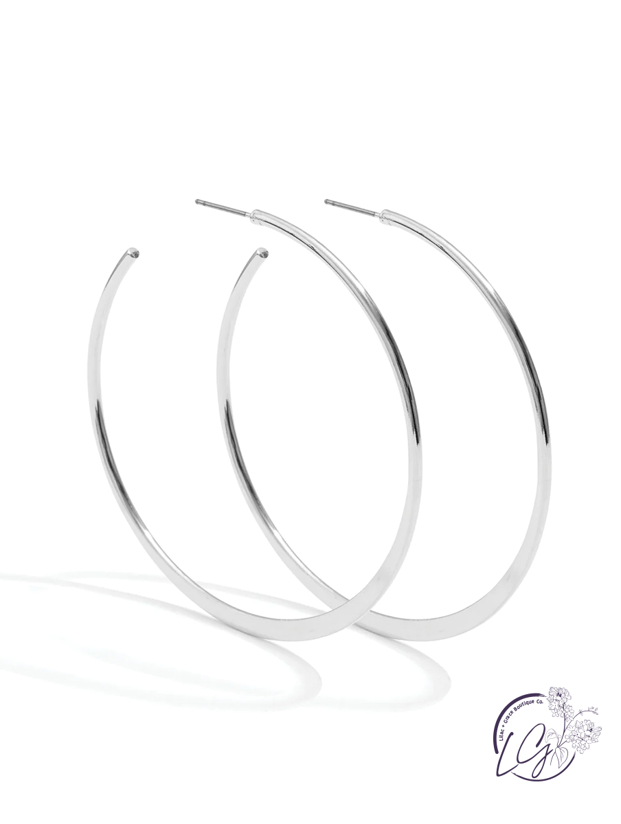 Large Delicate Hoops