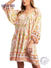 Curvy Radiant Edge Babydoll Dress