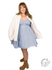 Curvy Sweet Breeze Smocked Dress