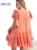 Curvy Call Me Back Woven Dress