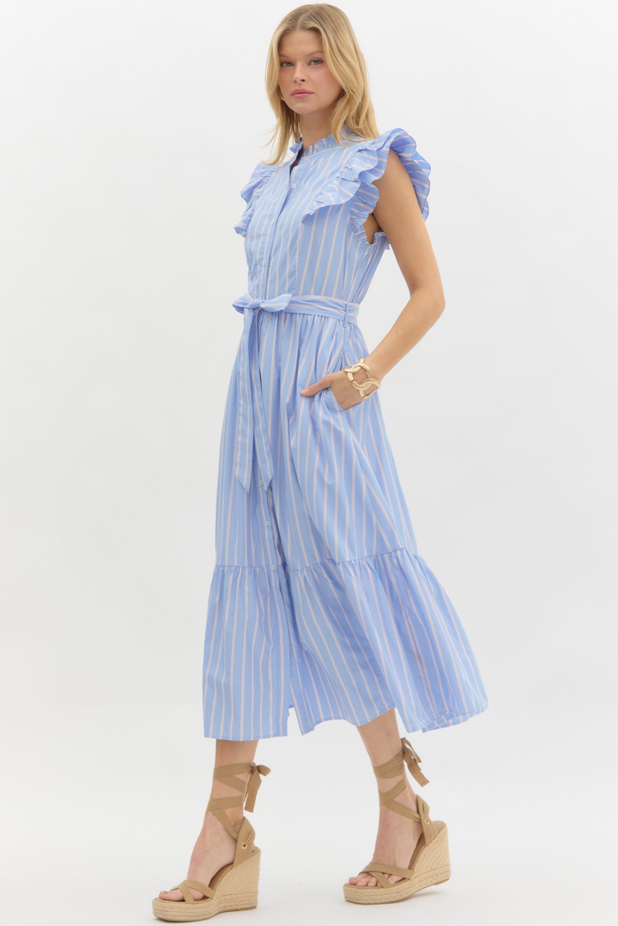 Everyday Rhythm Striped Dress