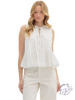 Glint Thread Sleeveless Top