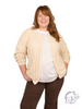 Curvy Breezy Buttoned Knit Cardigan