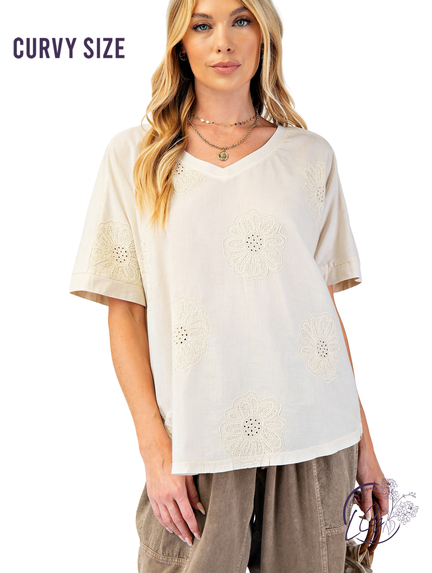 Curvy Rust and Reverie Top