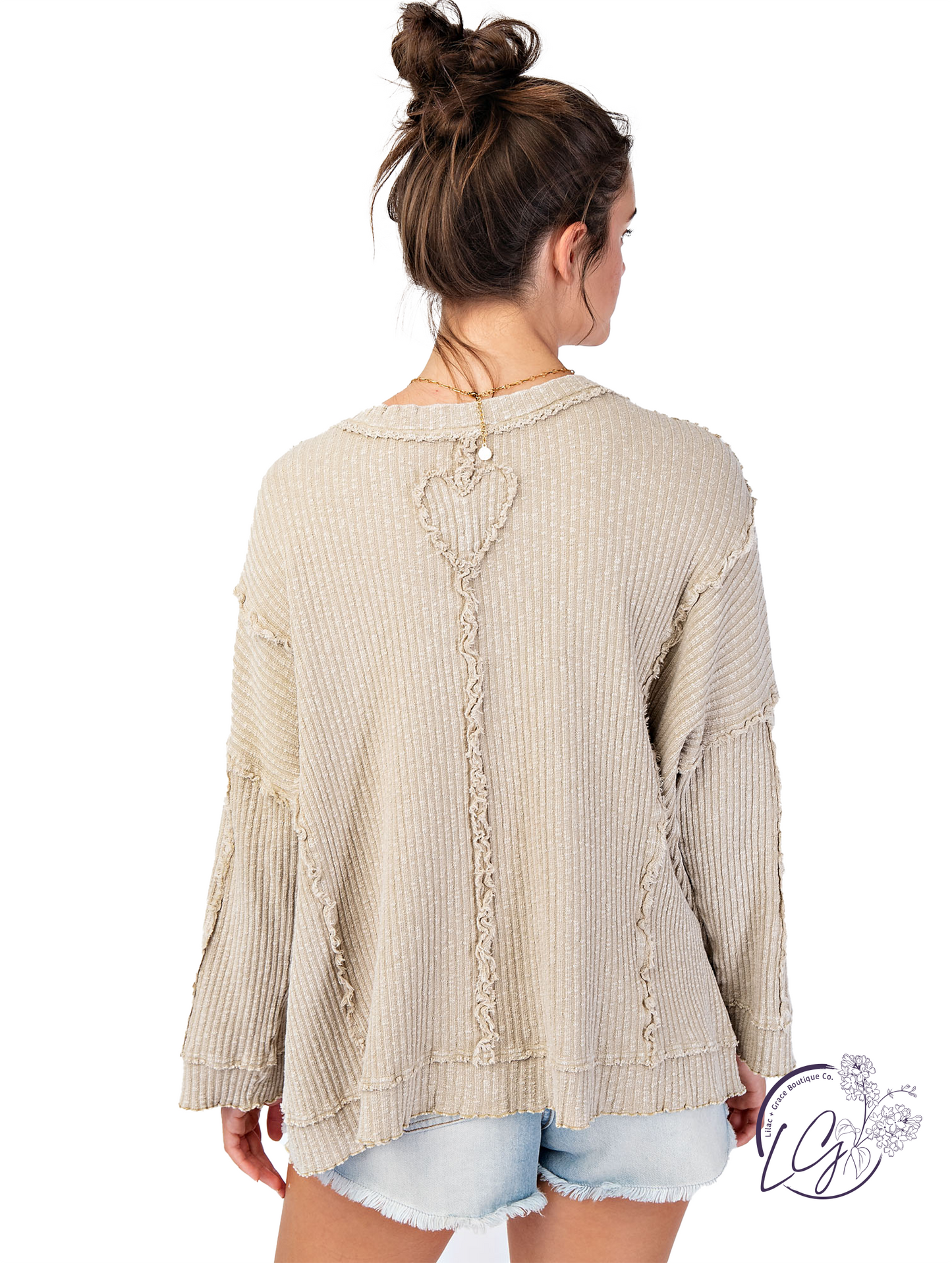 Rustic Heartbeat Pullover