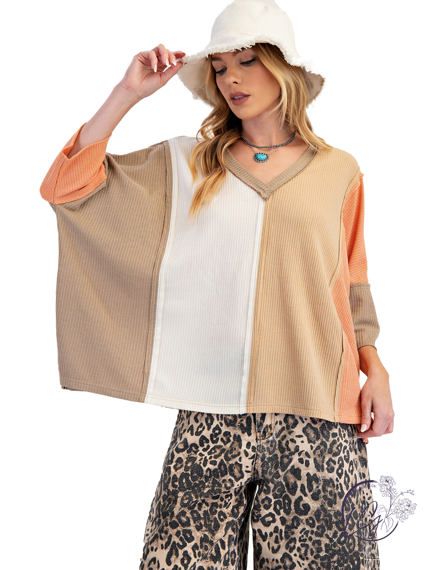 Curvy Hushed Terrain Top