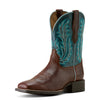 Round Up Filly Wide Square Toe Western Boot by Ariat