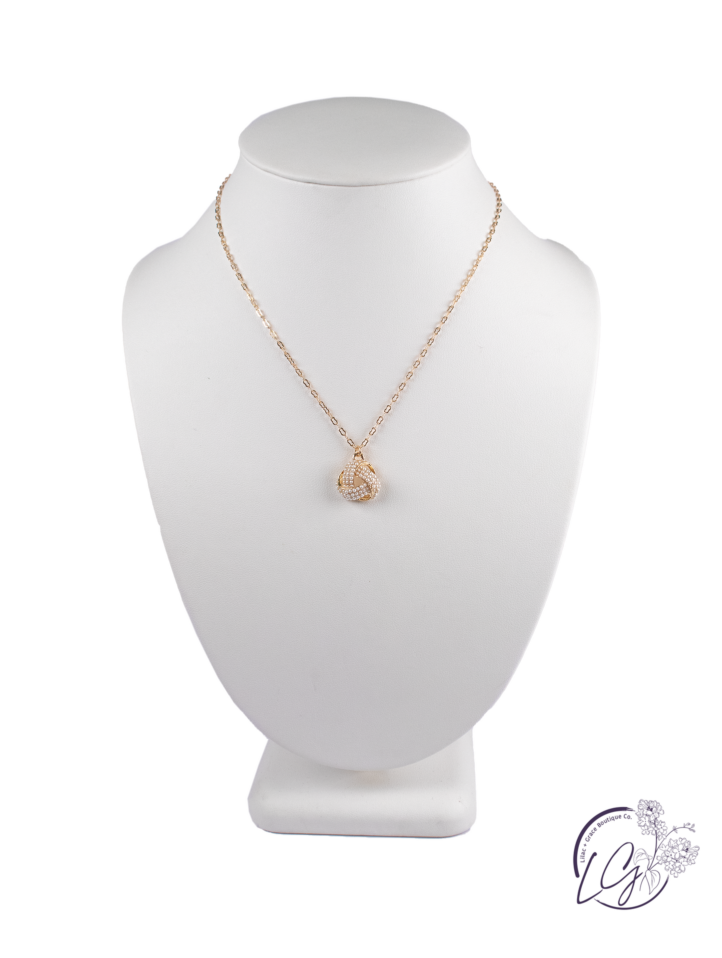 Fay Pearl Knot Necklace