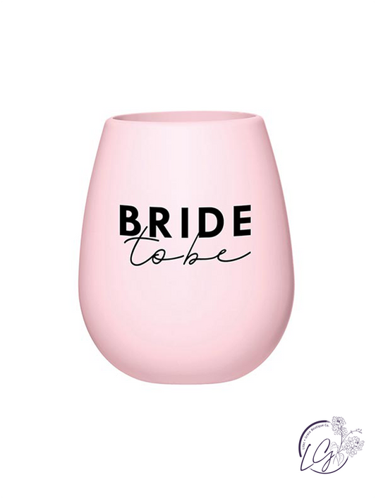 Silicone Wine Glass - Bride to Be