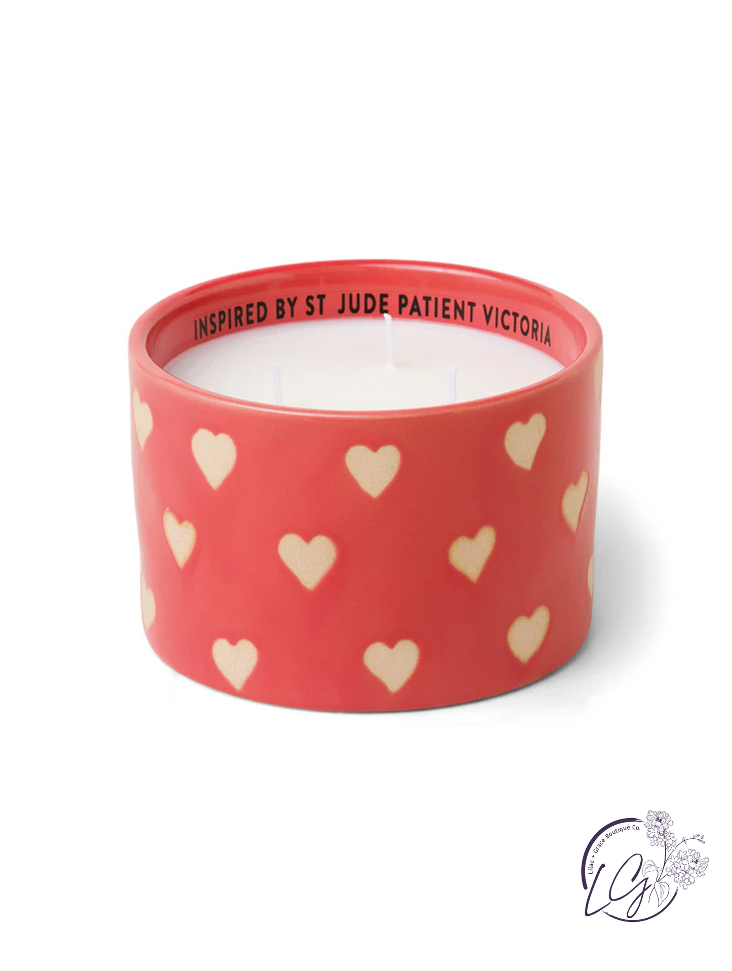 St. Jude Giveback "Courage" 11 oz. Candle - Rosewater Santal