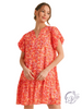 Whirlwind Petals Chiffon Flounce Dress
