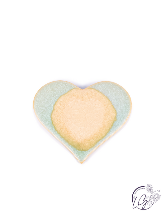 Heart Shaped Stoneware Coasters