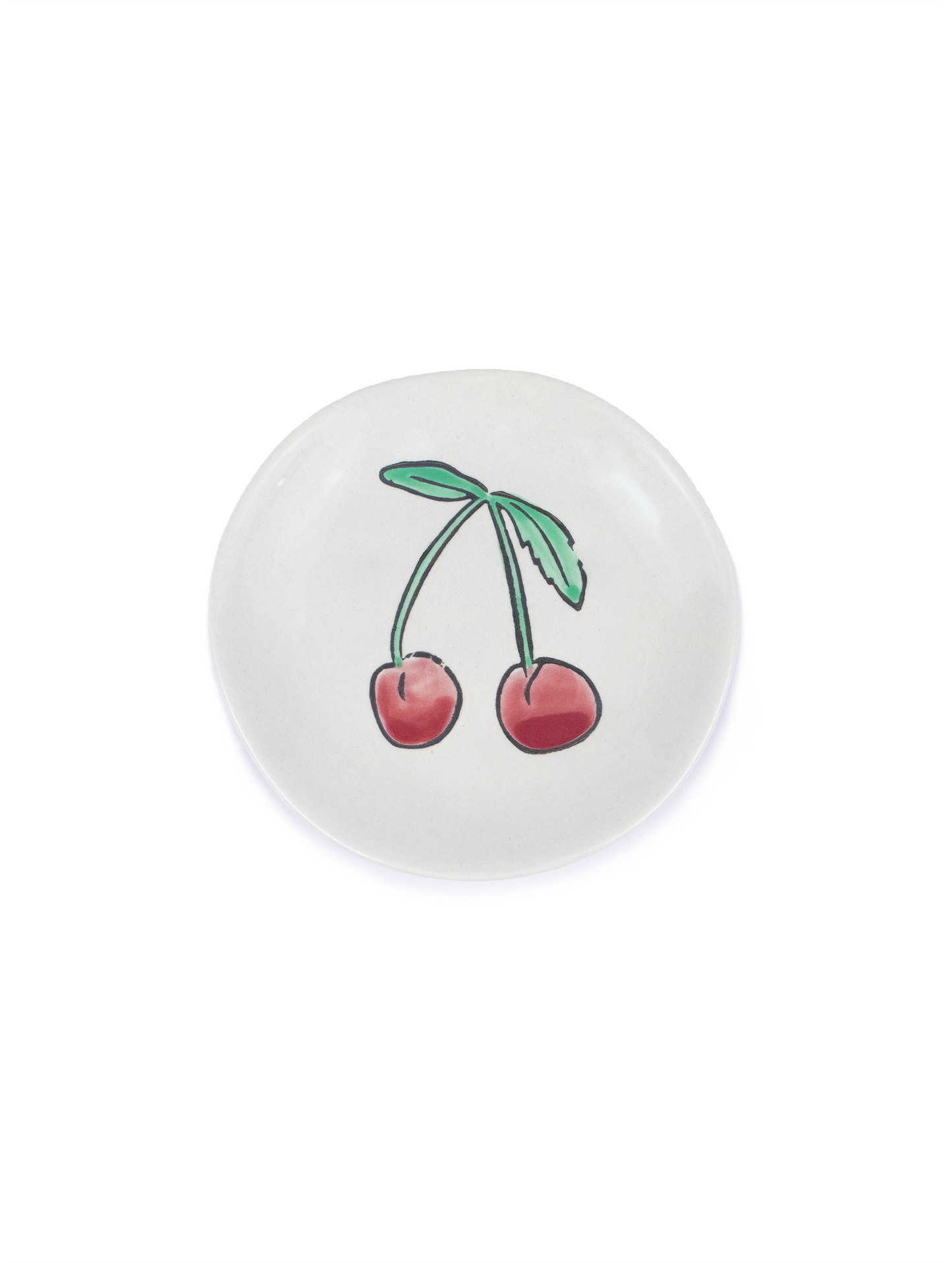 Stoneware Footed Plate