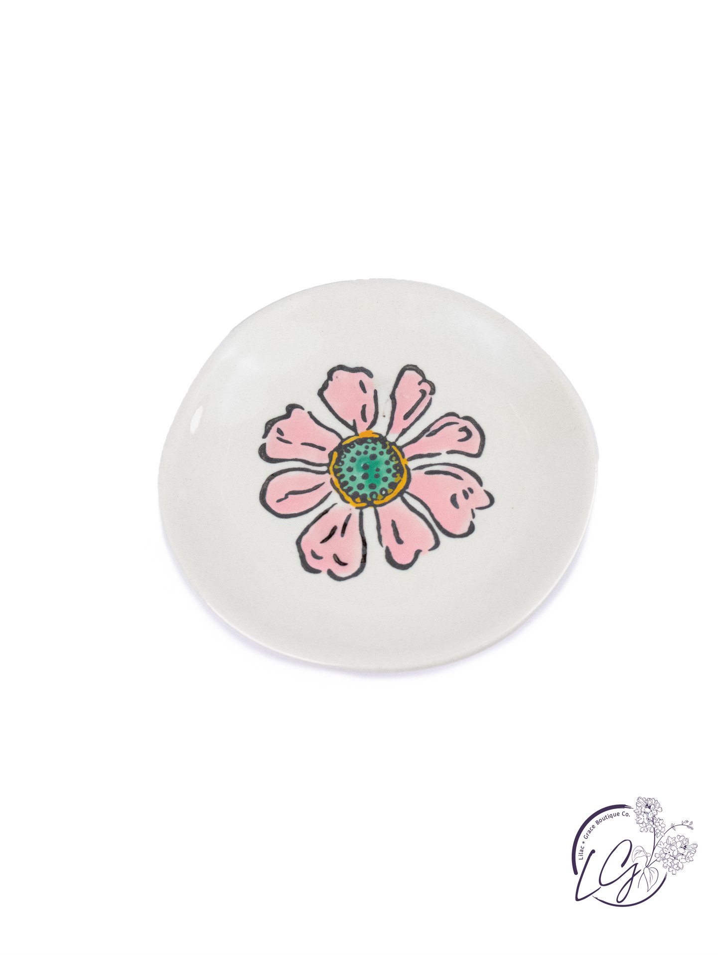 Stoneware Footed Plate